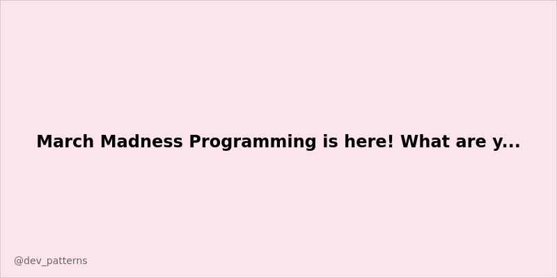 DevPatterns tweet media