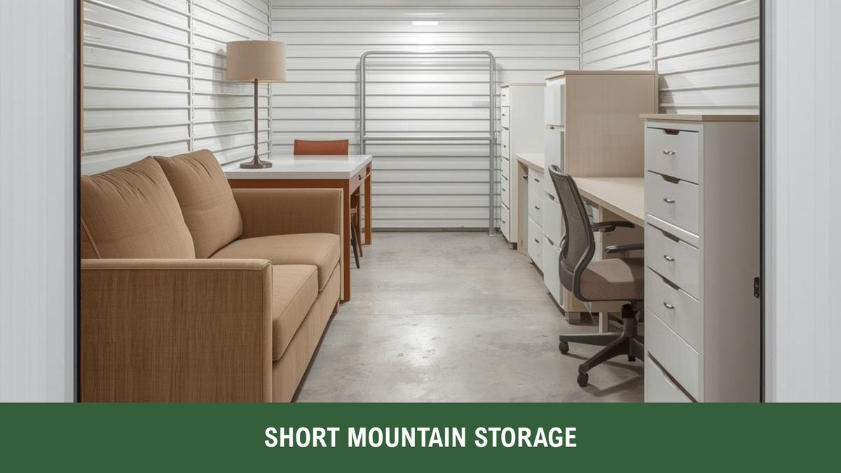 ShortMtnStorage's tweet image. Need a little #extraspace? We’ve got you covered! 📦 Our storage units are perfect for holding several small to medium-sized boxes, plus larger items like mattress sets, sofas, dressers, bookcases, and more. Reserve your unit today! 

#SelfStorageFacility #StorageUnits