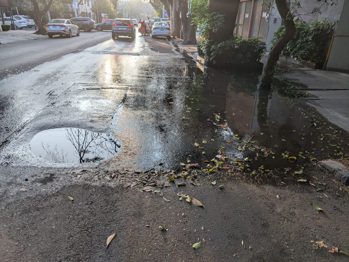 _niamel_'s tweet photo. @SEGIAGUA para reportar que hay una fuga de agua frente al #831 de Concepción Beistegui (entre López Cotilla y Gabriel Mancera) en la Col. Del Valle, Alcaldía Benito Juárez. https://t.co/xxfMBdiqjP