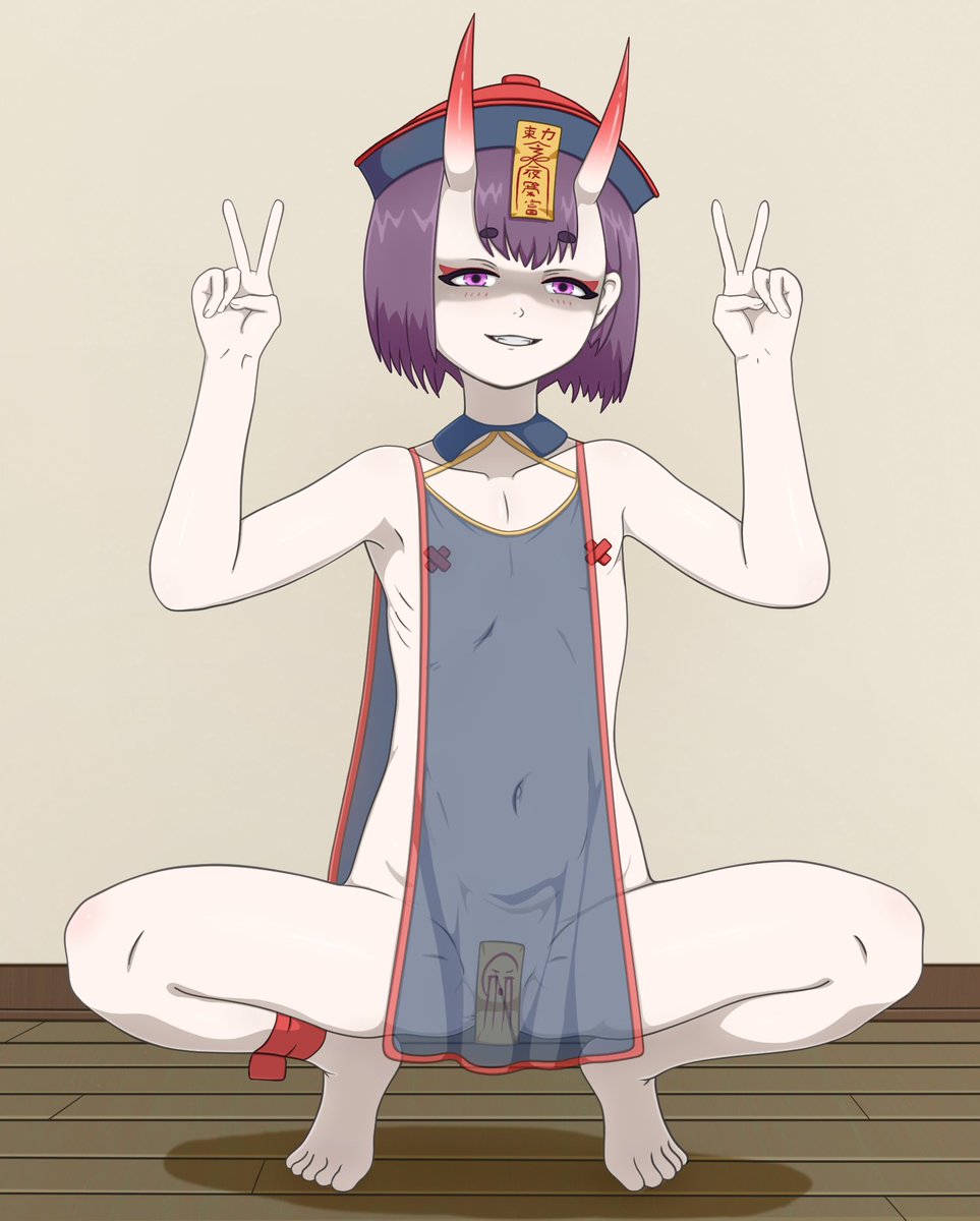 TheCoffeeMagis2's tweet photo. Shuten Douji has been made to undress fully ! 😈
#酒呑童子 #キョンシー #ロリ絵 https://t.co/ipSCAbiImt