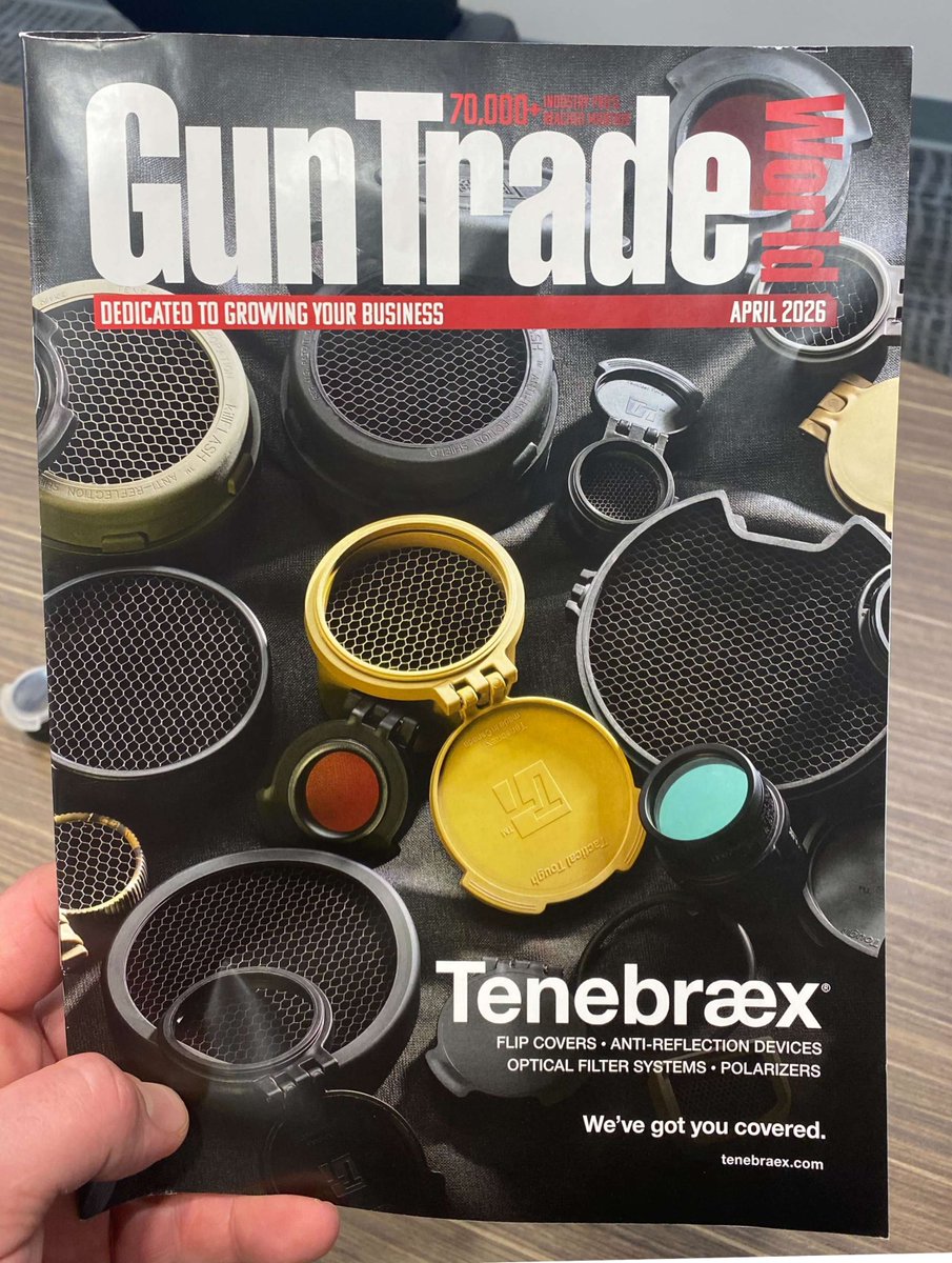 Armament_Tech's tweet photo. Honoured to be on this month’s cover of Gun Trade World. Tenebraex products are trusted by shooters, hunters, and professionals around the world.

#GunTradeWorld #Tenebraex #RifleScope #PrecisionRifle #Optics #PRS #HuntingGear #ProfessionalGear #MadeInCanada #SeeNotSeen https://t.co/61sdeW8Ecw
