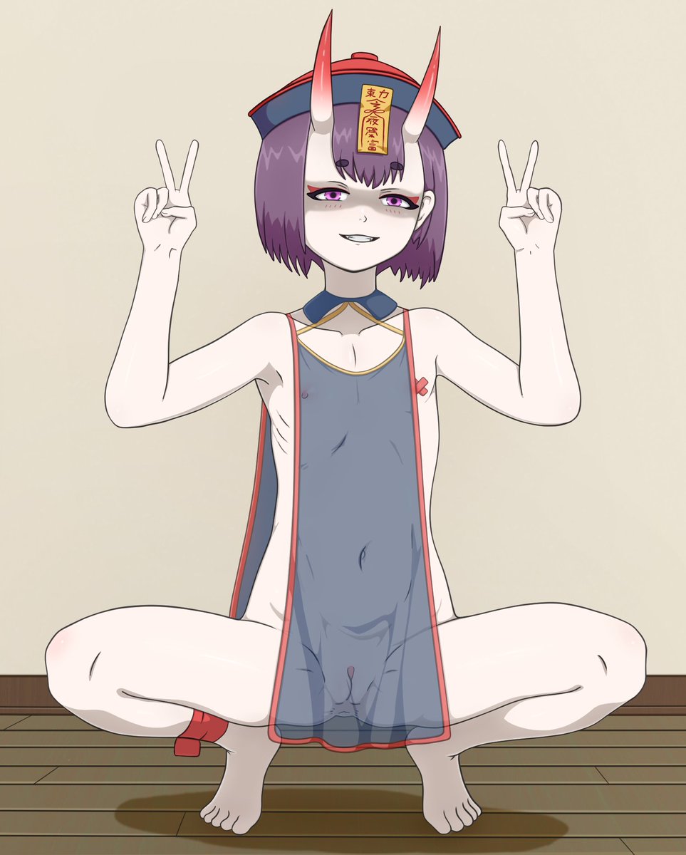 TheCoffeeMagis2's tweet photo. Shuten Douji has been made to undress fully ! 😈
#酒呑童子 #キョンシー #ロリ絵 https://t.co/ipSCAbiImt