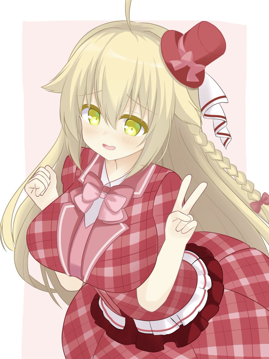 chocolat_tiara_'s tweet image. ハルちゃんお誕生日おめでとう......！！🍀🎀
#柊ハル
#さくらもゆ
#FAVORITE