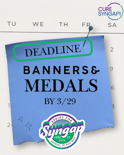 cureSYNGAP1's tweet image. Don’t let your team cross the finish line empty-handed! 🥇🚩

We are packing boxes next week, so please let us know by March 29th if you still need medals for your team! 

Please email Jess at jbell@curesyngap1.org ‍🏁  

#SYNGAP1 #CureSYNGAP1 #Sprint4Syngap
