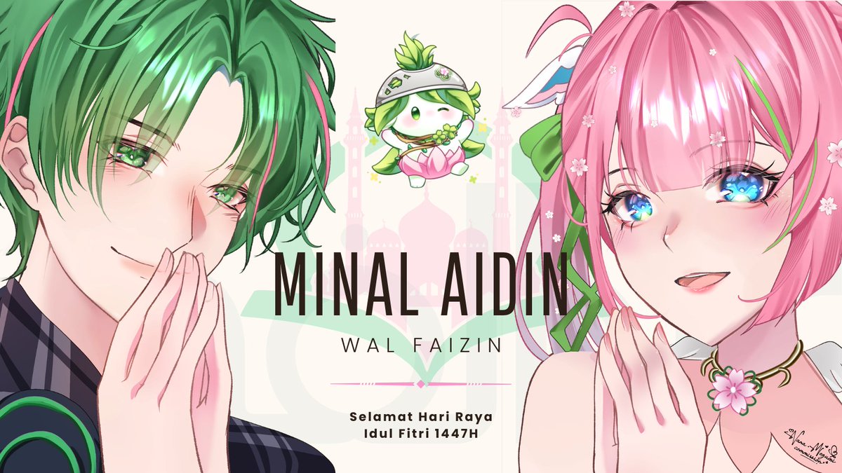 Umemire Hasu 【AISATSET ID】🌸🍀 tweet media