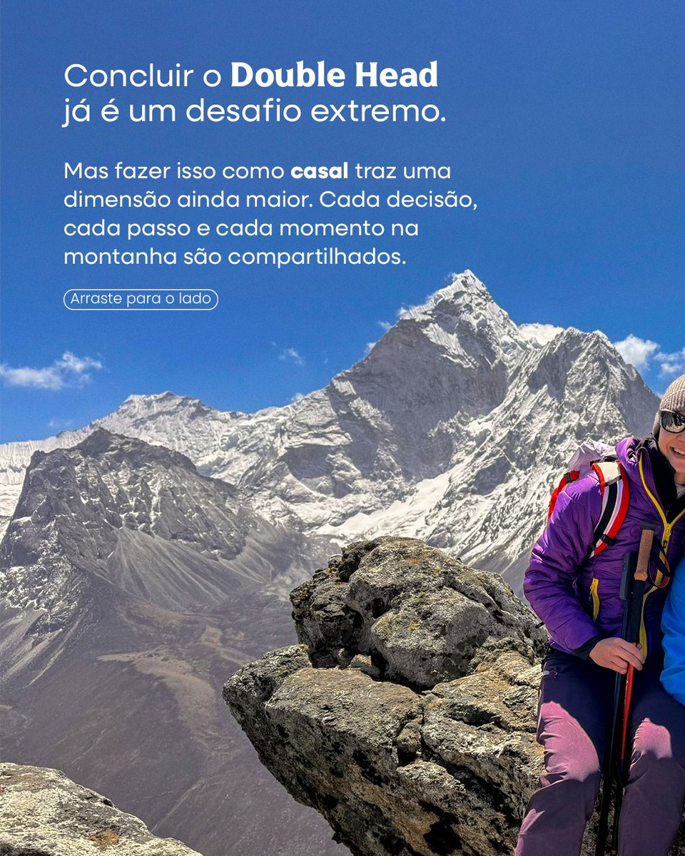oliviabonfim_'s tweet image. Ser o primeiro casal do mundo a realizar o Double Head foi a prova de que uma grande parceira nos leva mais longe. As montanhas me mostraram que ter a pessoa certa ao lado transforma o desafio extremo em um plano executável e gratificante!

#everest #doublehead #everest