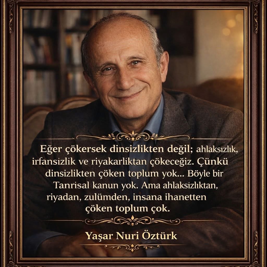 Prof. Dr. Yaşar Nuri Öztürk (YNÖ) Vakfı tweet media