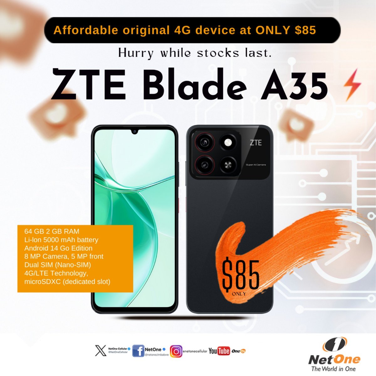 NetOne Cellular tweet media