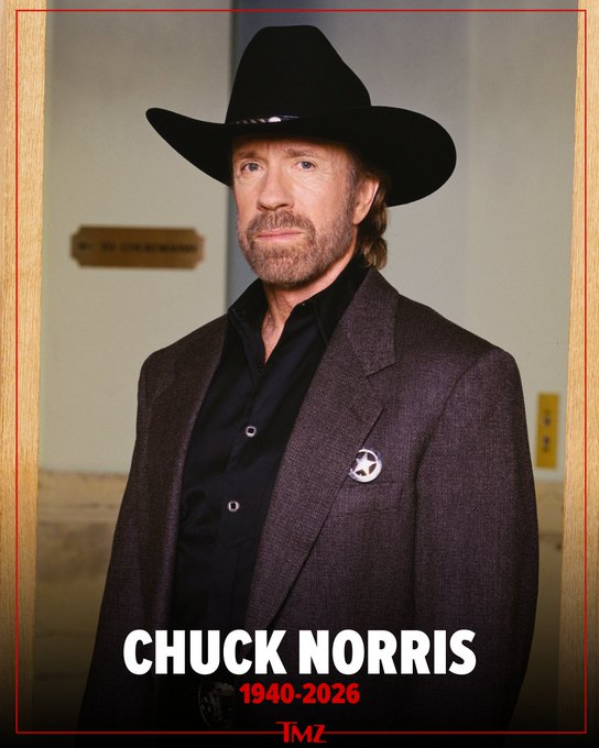 Antbruni18k's tweet image. Wow, Calli finally got him

Rest in Peace, Chuck Norris
