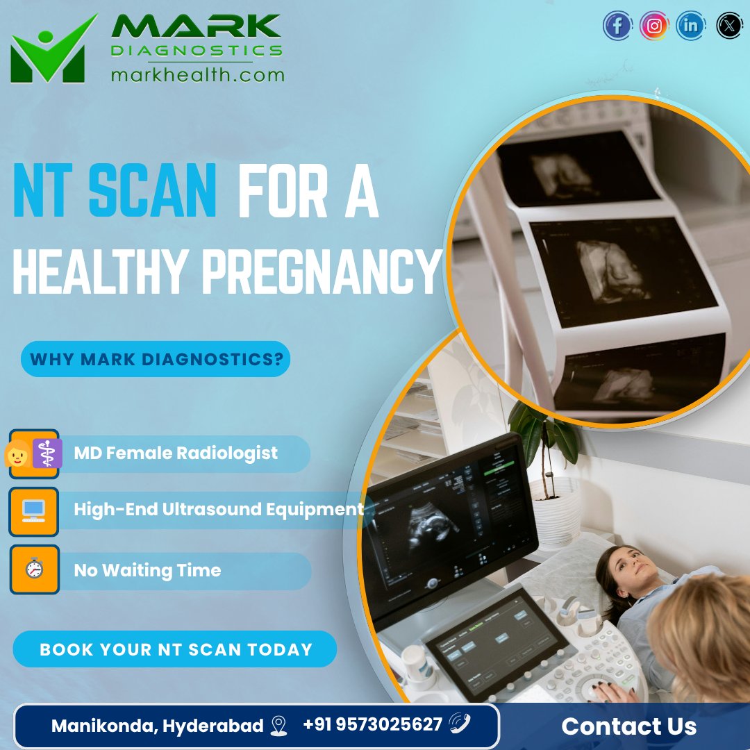 MarkDiagnostics's tweet image. Healthy pregnancy begins with early care 
Why Mark Diagnostics?
👩‍⚕️ MD Female Radiologist
🖥️ Advanced Ultrasound
⏱️ No Waiting
📍 Manikonda
📞 +91 9573025627
👉 Book your NT Scan today
#MarkDiagnostics #NTSCAN #Ultrasound #Healthcare #Diagnostics #Manikonda #HealthCheckup