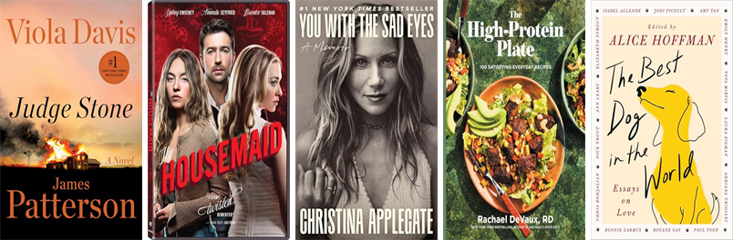 BigelowLibrary's tweet photo. This week the Bigelow Free Public Library has 32 new books and two new movies.  New items include Judge Stone. https://t.co/0FUwsS1CLm https://t.co/E75va3RNoM