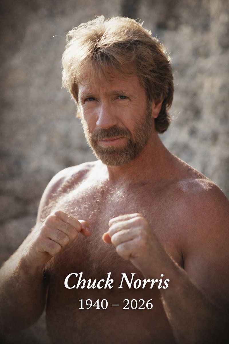 darren_privvxo's tweet image. Chuck Norris was a true champion whose legacy reaches far beyond film and fame, and his name will be remembered for generations. 🎬🕊️ #RIPChuckNorris #ActionLegend