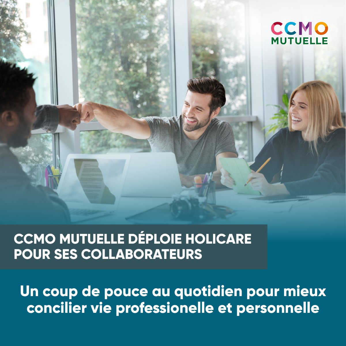 CCMOMutuelle's tweet image. La CCMO déploie Holicare pour accompagner ses collaborateurs au quotidien.

Un service concret et accessible, au service du bien-être et de l’équilibre vie pro / vie perso.

#QVCT #BienÊtreAuTravail #RH