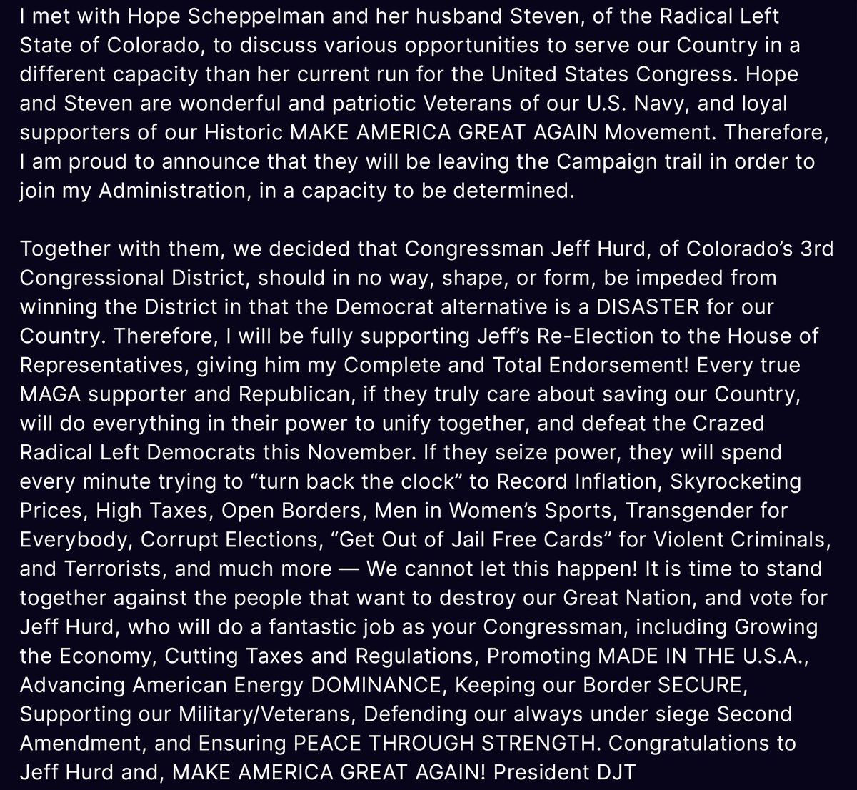 America First Insight tweet media