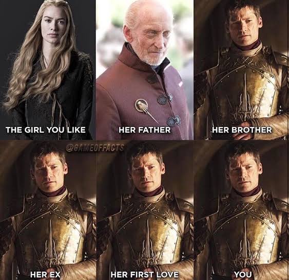 FantasyEpics's tweet photo. Damn those Lannisters🤣🤣 https://t.co/Wjvr0RCpn7