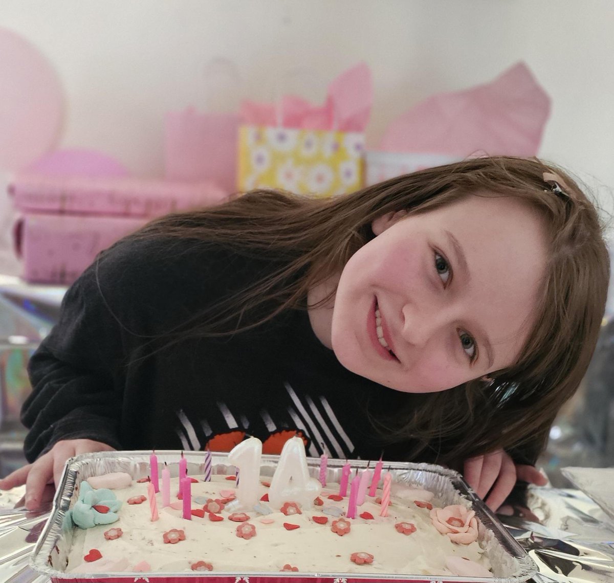 Happy birthday to my little girl. 14 years old today. Where does time go! She has the wrong team on her sweatshirt.  Her brother goes to USC.
