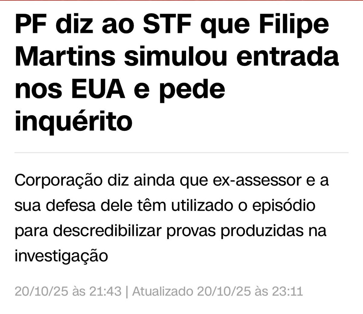 Quem lembra dessa narrativa? Os nomes dos verdadeiros envolvidos na fraude já foram enviados ao juiz do caso nos EUA. Nos próximos dias, a Justiça americana nos fornecerá os nomes.

Lobistas que trabalharam contra o Filipe nos EUA serão expostos. Filipe será testificado.