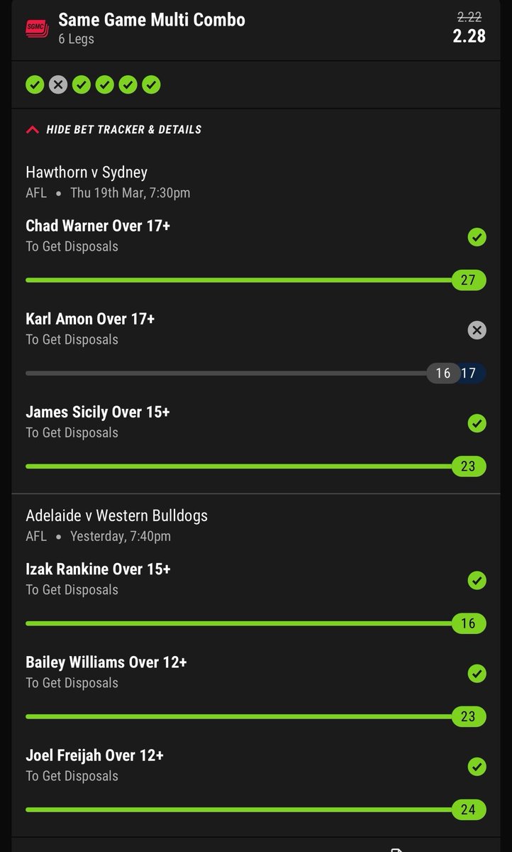 Christian Dello | AFL Props tweet media