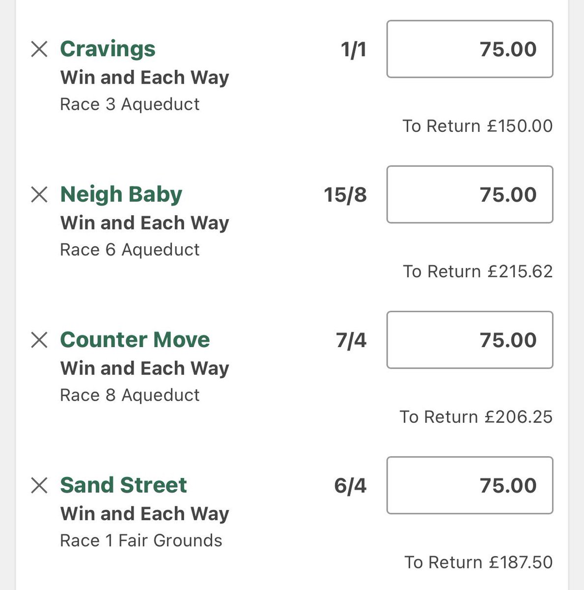 American Horse Racing Value Tips tweet media