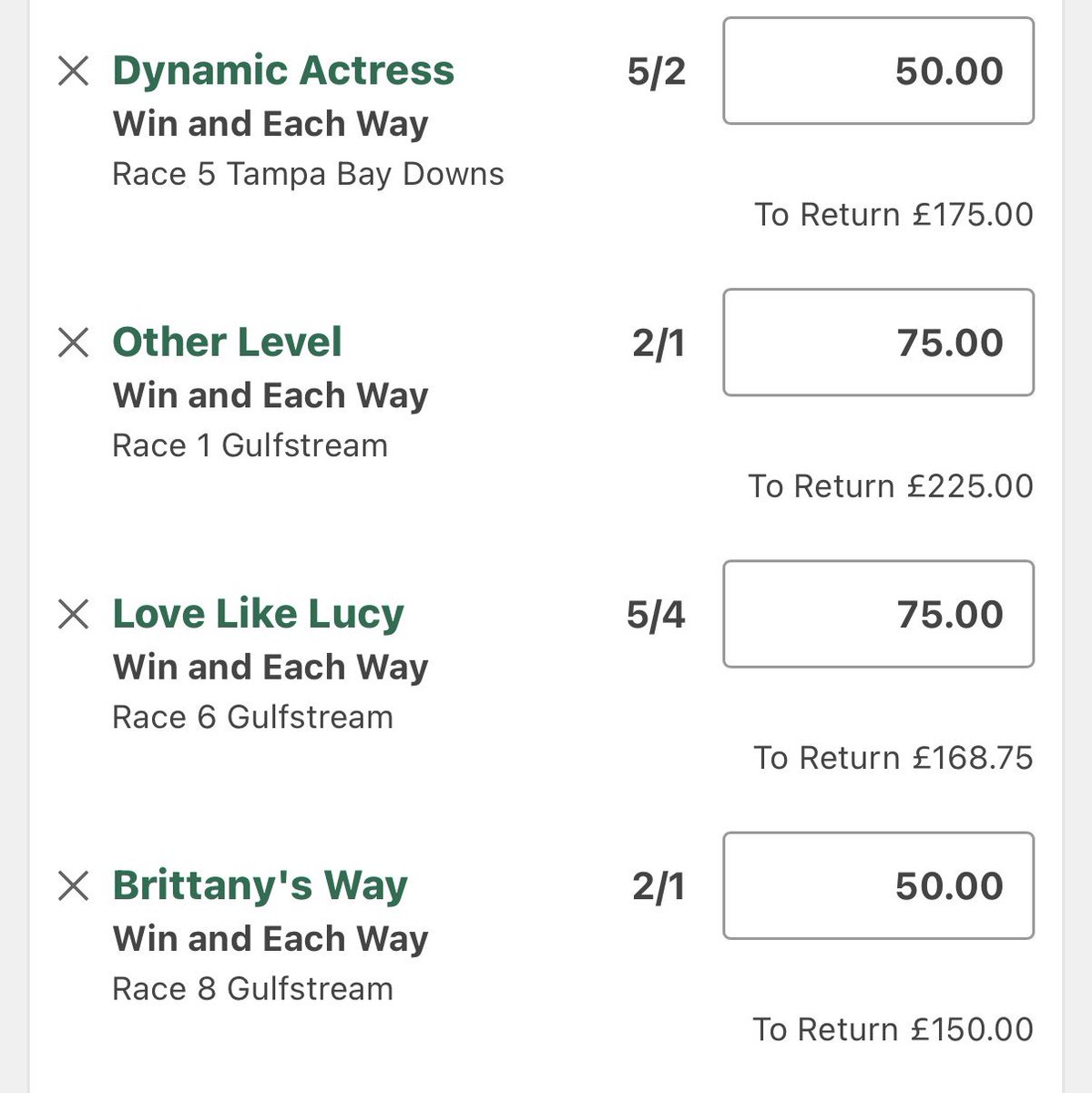 American Horse Racing Value Tips tweet media