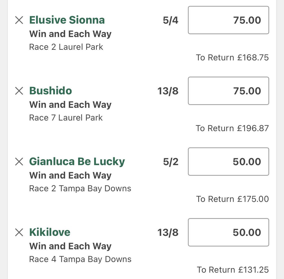 American Horse Racing Value Tips tweet media