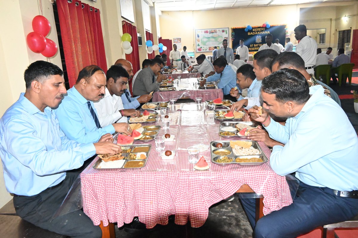 87 Bn CRPF celebrated the 87th CRPF Day on March 19, 2026, with great enthusiasm and joy, followed by 'BADAKHANA'. The occasion was graced by Shri Vishnu Gautam, DIG (Ops) Jiribam and Shri Tapan Kumar, Commandant-87 Bn. 
#CRPFDAY