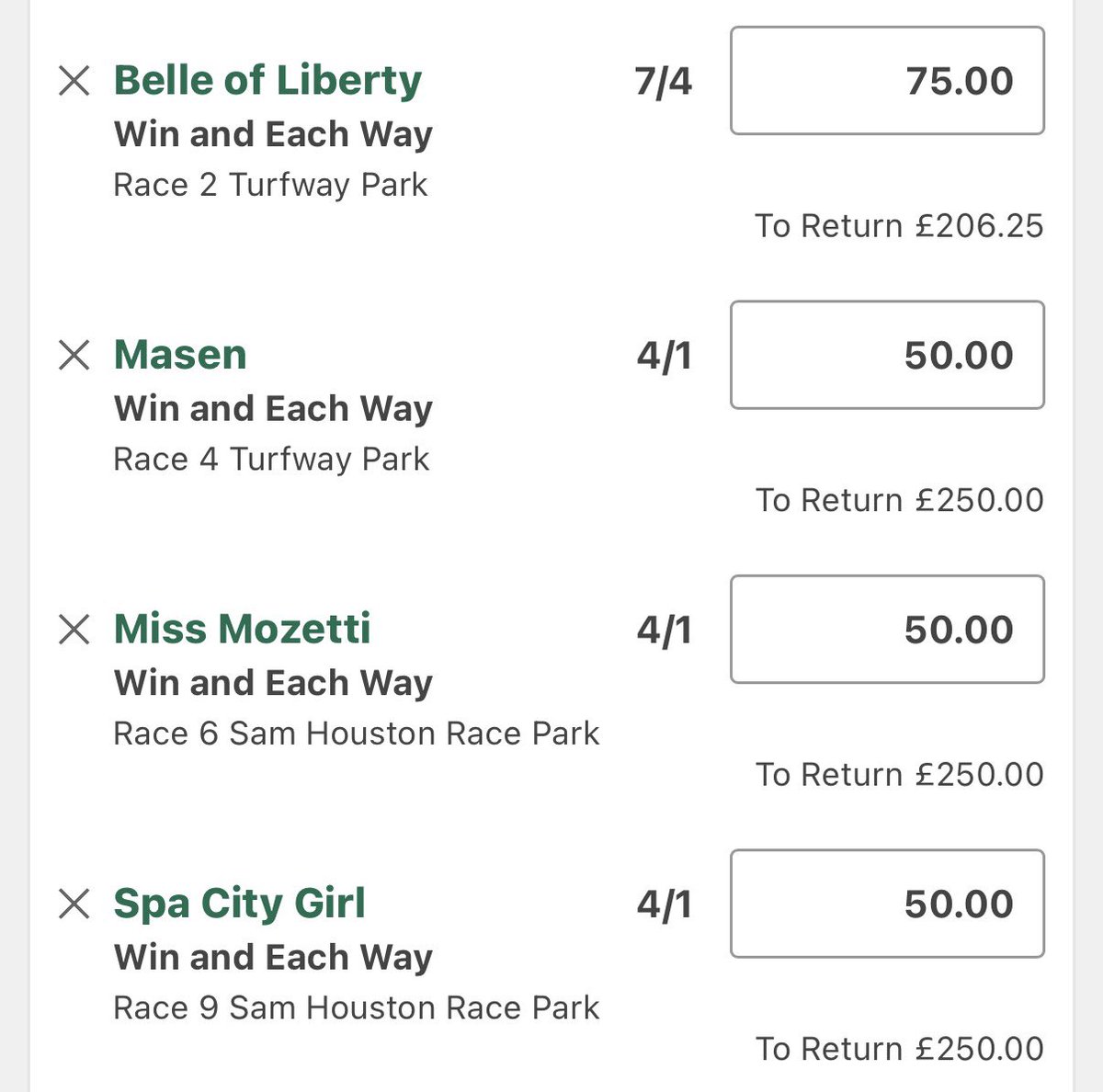 American Horse Racing Value Tips tweet media