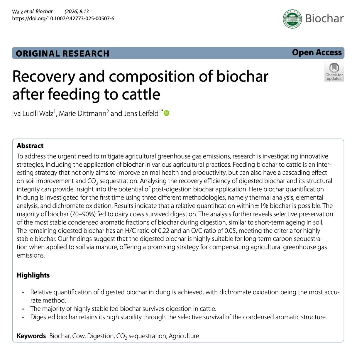 Biochar & CARR tweet media
