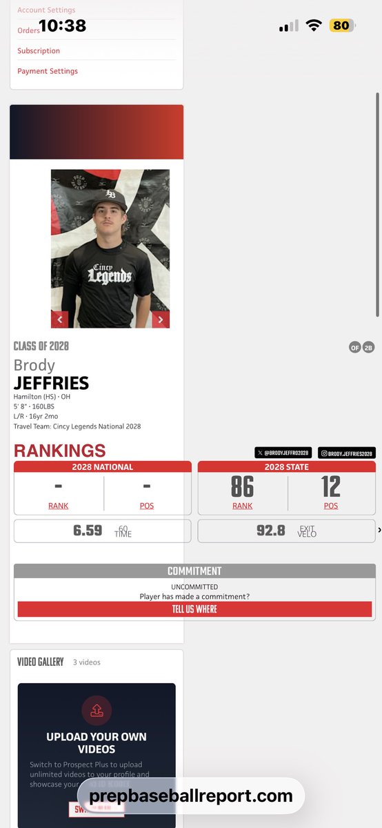 brodyjeffro2028's tweet photo. Thank you! blessed✝️@weldyprep @PrepBaseballOH @HHSBaseball__ @Cincy_Legends https://t.co/zq0WDENWyY