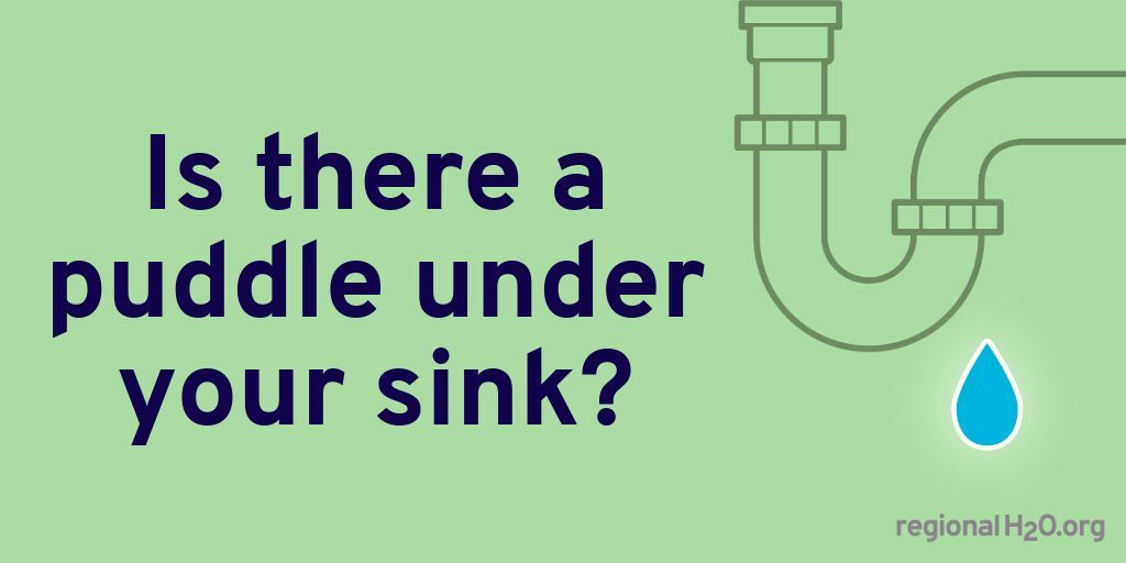 If you’ve looked under your kitchen or bathroom sink and found a mysterious puddle, you may have a leak! First, check for loose pipe connections. If it’s a more serious issue, call a plumber (or your property manager) to fix the leak and save water today!

#FixALeak #FixALeakWeek