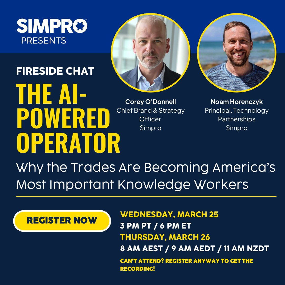 Simpro Software tweet media