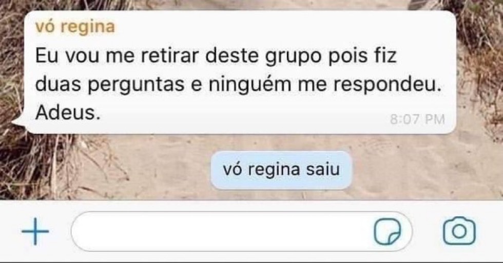 "Você é sensível?"  

Eu: