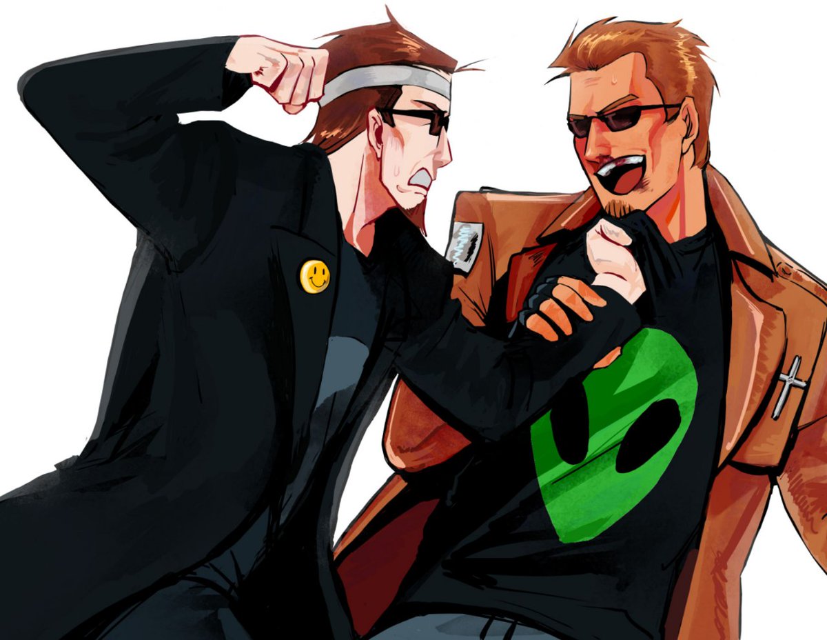 art trade with <a href="/mldrux/">🐇</a> #postal #postaldude