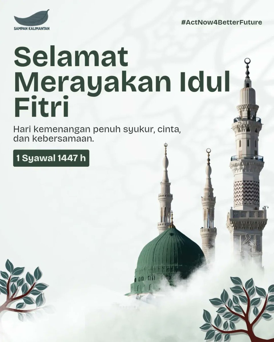 Setiap langkah kecil yang kita lakukan akan membawa dampak yang besar bagi sesama dan lingkungan #lebaran #idulfitri