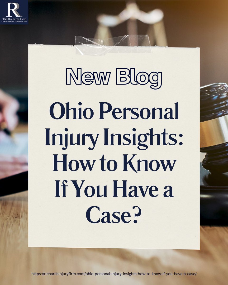 FirmRichards's tweet image. Our latest blog: richardsinjuryfirm.com/ohio-personal-… #personalinjuryattorney #personalinjurylawyer #butlercountyohio #hamiltonohio