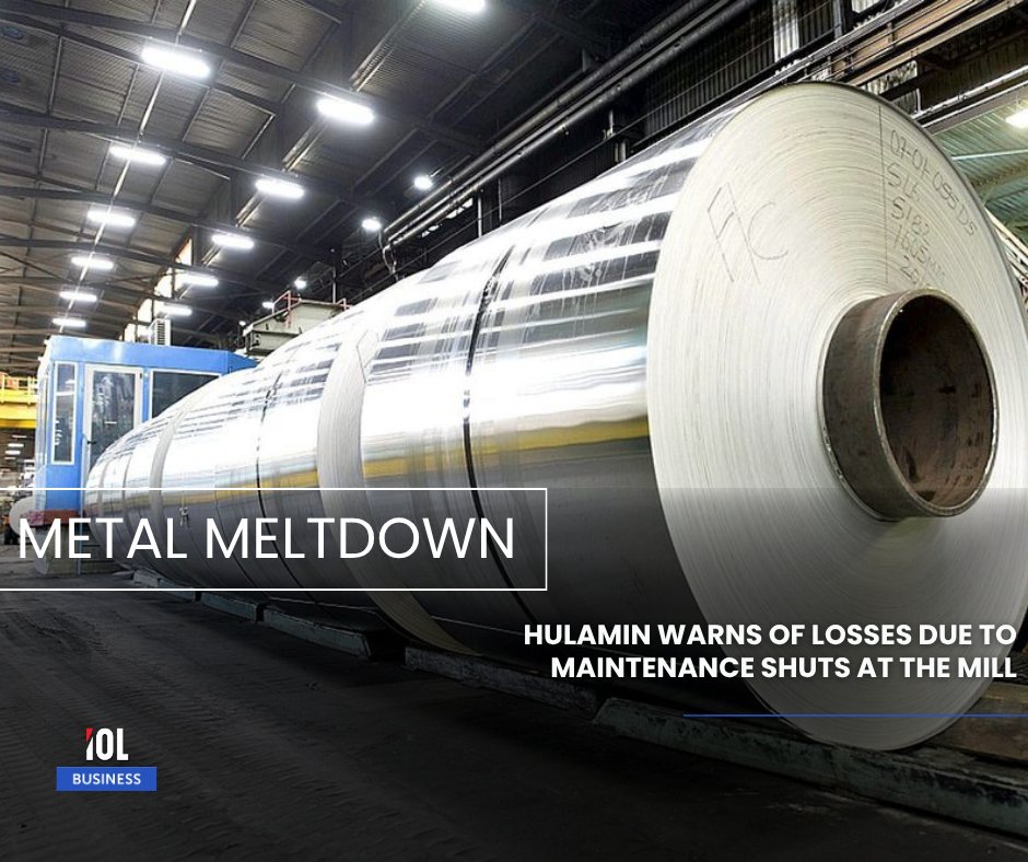 IOL's tweet photo. Hulamin warns of heavy losses after plant shutdown and operational challenges, reporting a 25–31c normalised headline loss for 2025. Shares slip amid market concerns.
#Hulamin #JSE #AluminiumCrisis #SharesDown #FinancialShock
Read more here: https://t.co/AhRgKeVTcr https://t.co/lkVM66FeWv