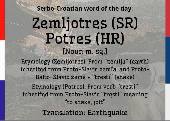 Serbo-Croatian Word of the Day 🇭🇷🇷🇸🇧🇦🇲🇪 tweet media