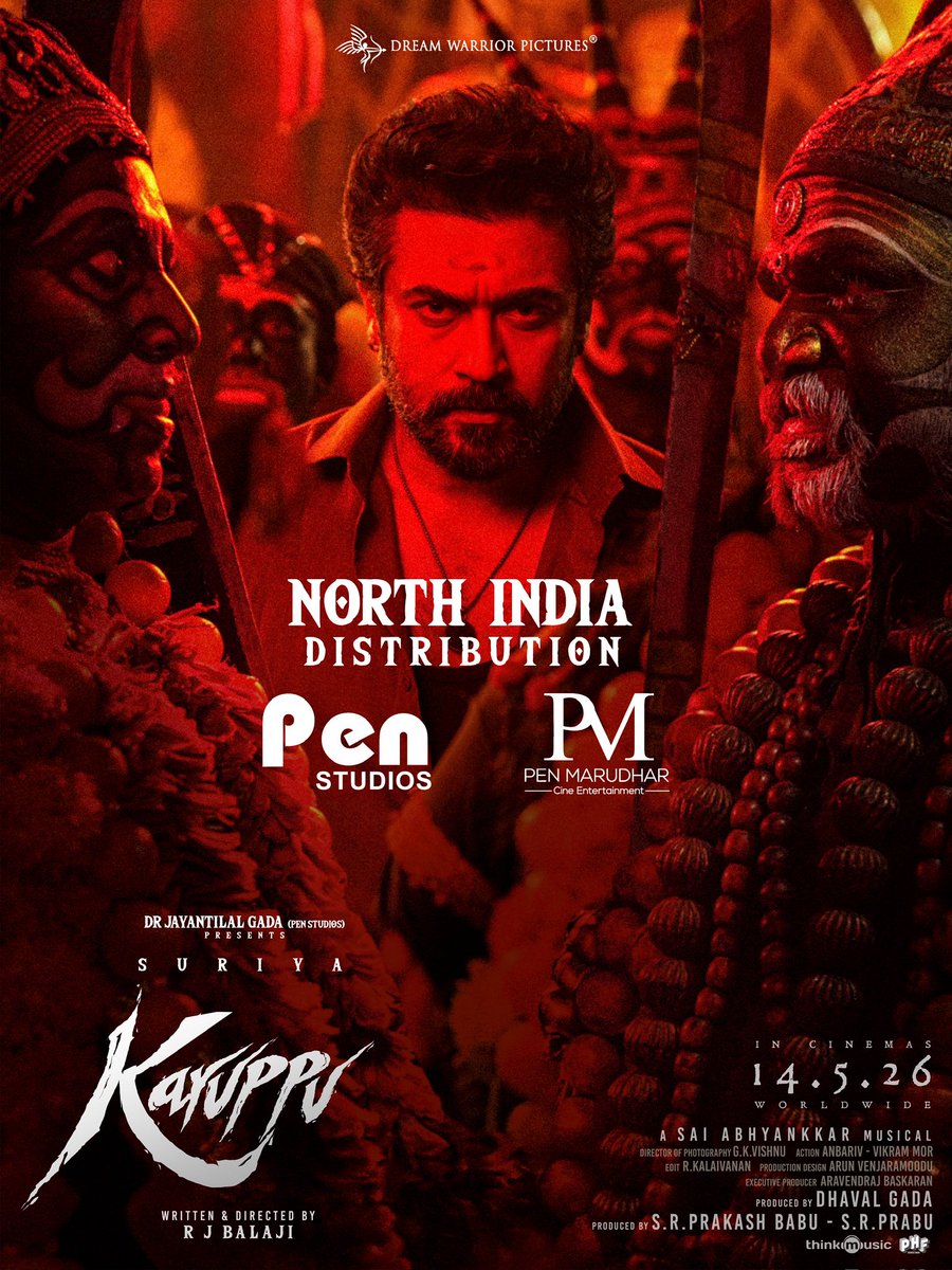 sardarMovie's tweet photo. New poster 💥

@PenMovies on-board for #Karuppu North India distribution. https://t.co/4thnSATh81