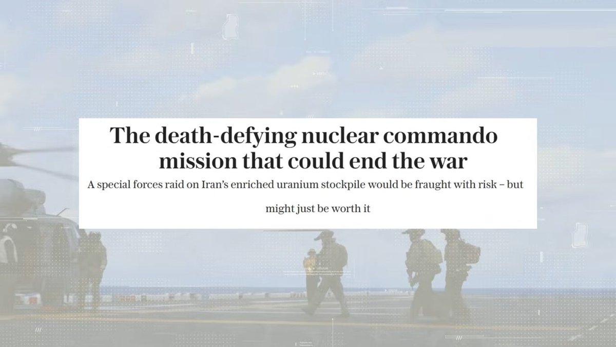 U.S. Air Force just DEVASTATED Iran… Now DELTA FORCE will deliver the FINAL BLOW, finding the enritched uranium stockpile... youtu.be/XuSTJmPcjlQ?si… via <a href="/YouTube/">YouTube</a>