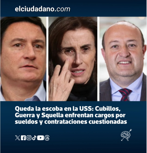 CUBILLOS, ESQUELLA, GUERRA
RATEROS CUICOS CACHADOS COBRANDO EN LA U SAN SEBASTIÁN
¡ESCÁNDALO!
En plena investigación a la USS, Kast pide renuncia a superintendente de Educación Superior. 
NETA
¡En un 45,5% financiamiento de la USS proviene del Estado!
¡DIRECTO DE TU BOLSILLO!