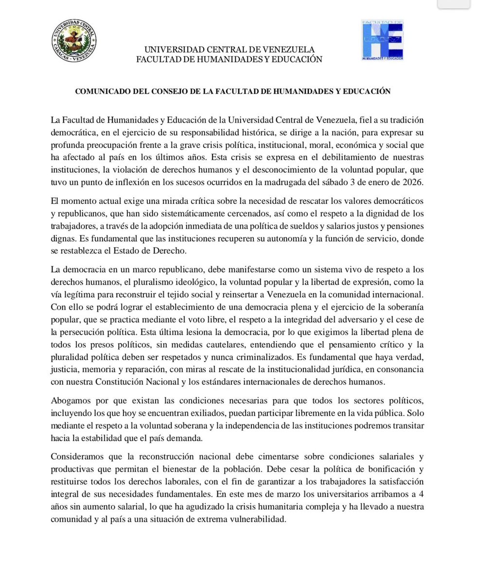 Viva la UCV tweet media