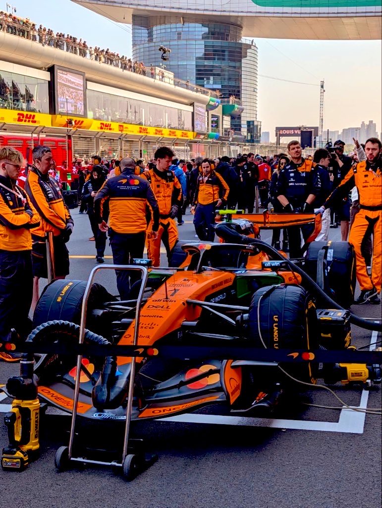 PodiumPress_'s tweet photo. 🚨 McLaren's Chinese GP nightmare: Double DNS heartbreak, yet a surprising silver lining on the Mercedes power unit front!  

Team Principal Andrea Stella didn't hold back after both Lando Norris and Oscar Piastri failed to even start the race due to separate (but suspiciously similar) electrical failures on the Mercedes PU side.  

“What happened is quite exceptional and uncharacteristic — two terminal problems pretty much at the same time on the same component, the electrical side of the power unit,” Stella explained.  

The team swapped ECUs, tried fixes, but nothing worked. Both drivers sat helplessly in their cars on the grid/garage while the rest raced on.  

Stella called it a “disappointing day” and “quite frustrating,” stressing: “We go racing to be on track, and today we saw two McLarens in the garage while the other cars were racing.”  

But amid the pain, he highlighted real progress:  

“I think we are learning quite rapidly. With what we have learned in Australia and in the Sprint, we think we are actually in a good position now — especially in terms of exploiting the power unit.”  

He admitted the new 2026 Mercedes PU is “very complex” with “unique sensitivities” unlike anything he's seen before — and as a customer team, McLaren is still ramping up understanding and cooperation with HPP (High Performance Powertrains).  

On the championship picture? Brutal honesty:  

“The most detrimental aspect is the loss of points in the championship. These points could have been important at the end of the season.”  

While Mercedes appears “in their own category” right now, Stella sees McLaren “a little closer to Ferrari” — but insists the team races with big ambitions and hates losing ground.  

He also regretted the hit to fans, partners, and the team's momentum: “It is quite regrettable and disappointing for our fans, and for our partners from a commercial and technical point of view.”  

More data from the race would’ve helped, but the biggest sting? Zero points on the board.  

McLaren already planning deep reviews with Mercedes — optimism remains that they're closing the exploitation gap fast.  

A tough weekend in Shanghai, but signs the PU puzzle is finally coming together? 👀  

#F1 #McLaren #ChineseGP #F12026