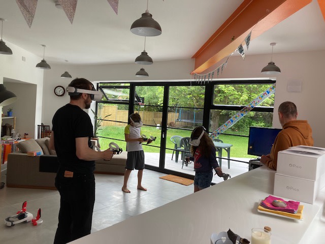 vrscapism's tweet photo. What do kids want at a party? To enter new worlds and scream until their parents ears bleed!! Parties are not just for kids, they're for creating unforgettable memories and ear-piercing screams! Another successful event in the books. https://t.co/VK8X4J0FKY