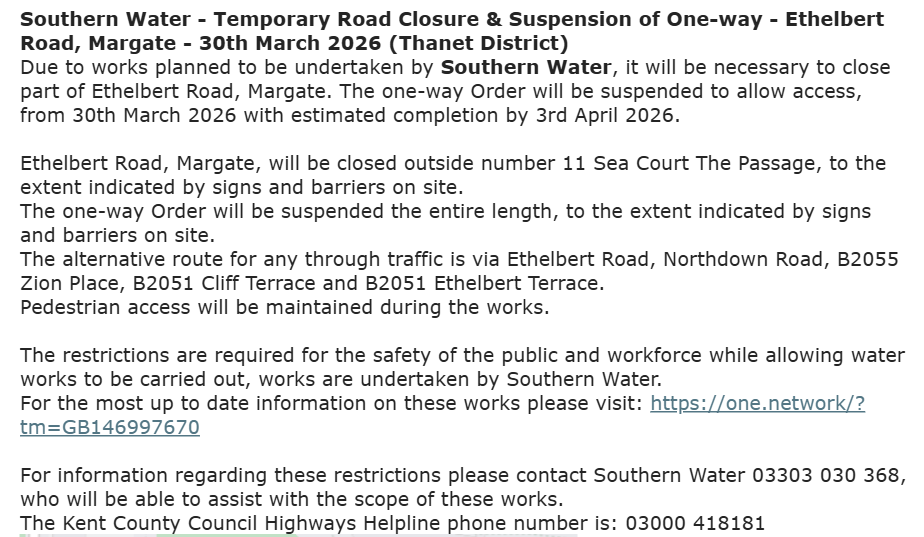 KCC Highways tweet media