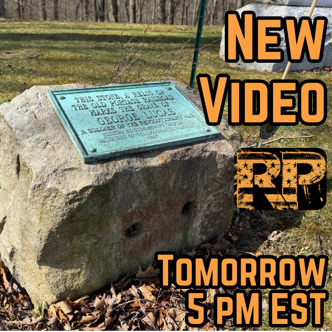 Thanks to everyone who tuned into last night's show! Next up is a new episode of Retracing History, premiering this Saturday at 5 PM EST. One of the strangest stories I believe I've yet covered, tying the American Revolution to railroad &amp; hockey history!