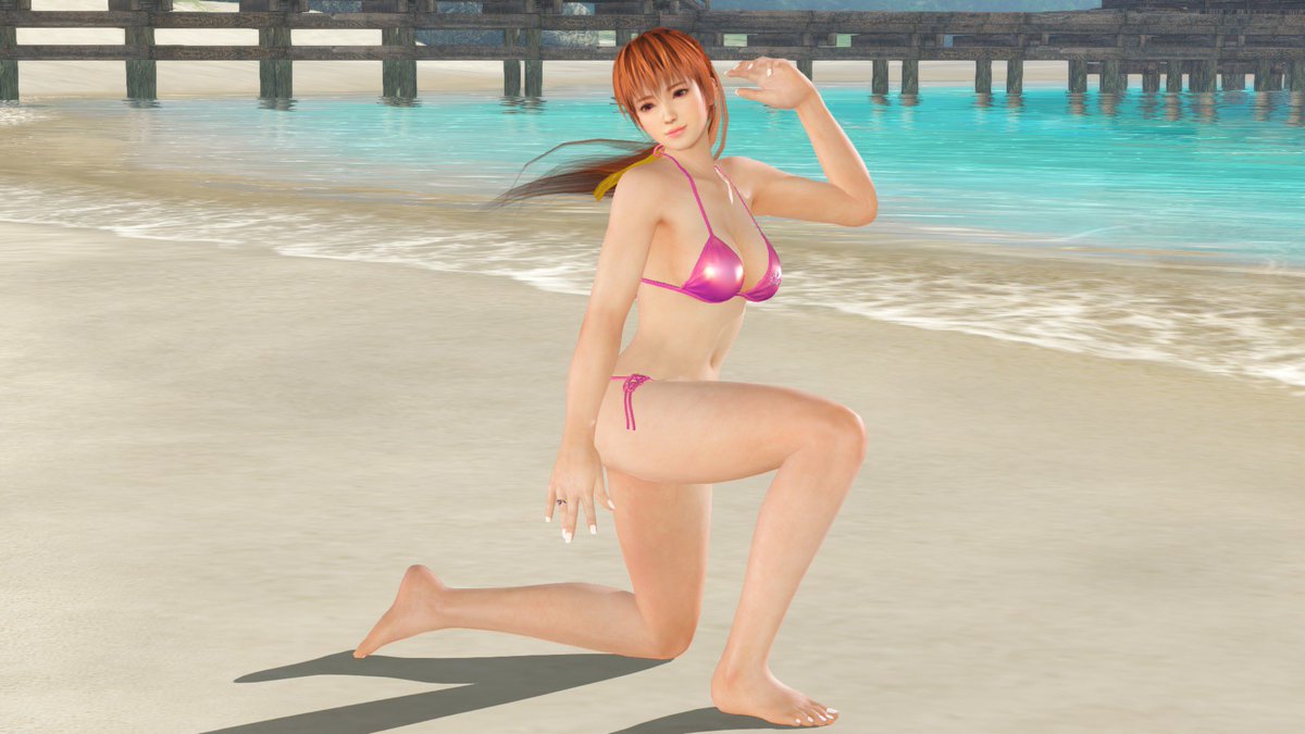 DOAXVV #ブイブイ #女神の一枚 【きょうのかすみ】 新ポーズ 『膝立ち