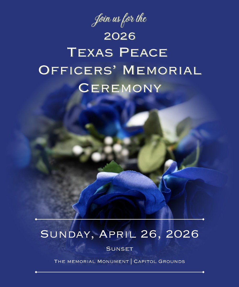 Texas Peace Officers' Memorial tweet media