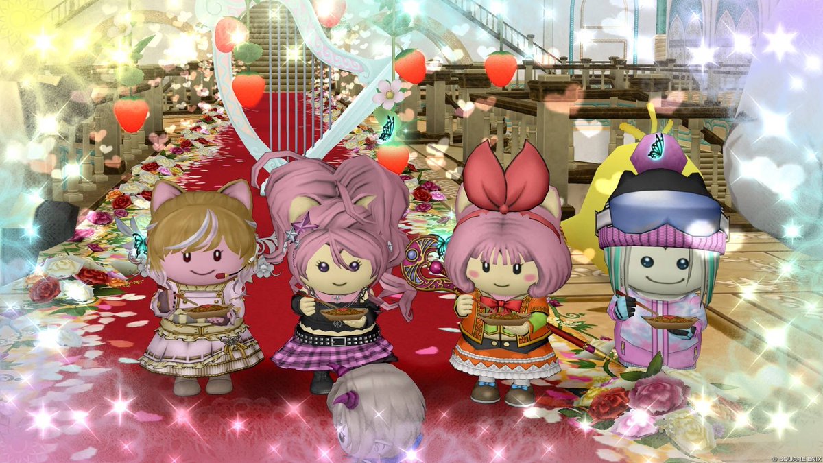 aitwi6's tweet photo. 今日はプクリポの日で、フレンド欄がプクだらけだった！インしたらちょうどフレさんがお家遊びに来てて、一緒に写真撮ってもらったよ✨ https://t.co/BjTG0pCQjB