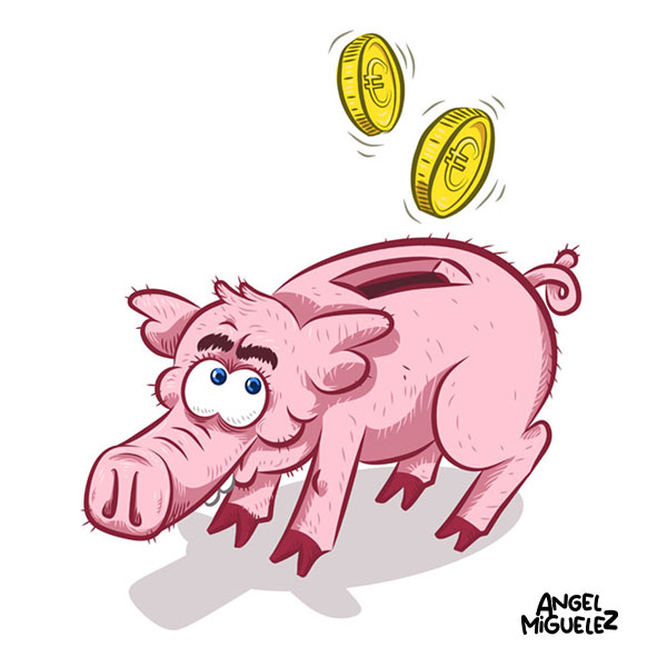 AngelMiguelez's tweet photo. There once was a piggy so blue,
for coins never came as they used to.
“Everything’s priced high,
my belly stays dry!”
It sighed, with a sad little oink-boo-hoo.

#PiggyBank 
#Inflation 
#EverythingCostsMore 
#Limerick 
#MoneyTroubles https://t.co/o5TPVxIDXU