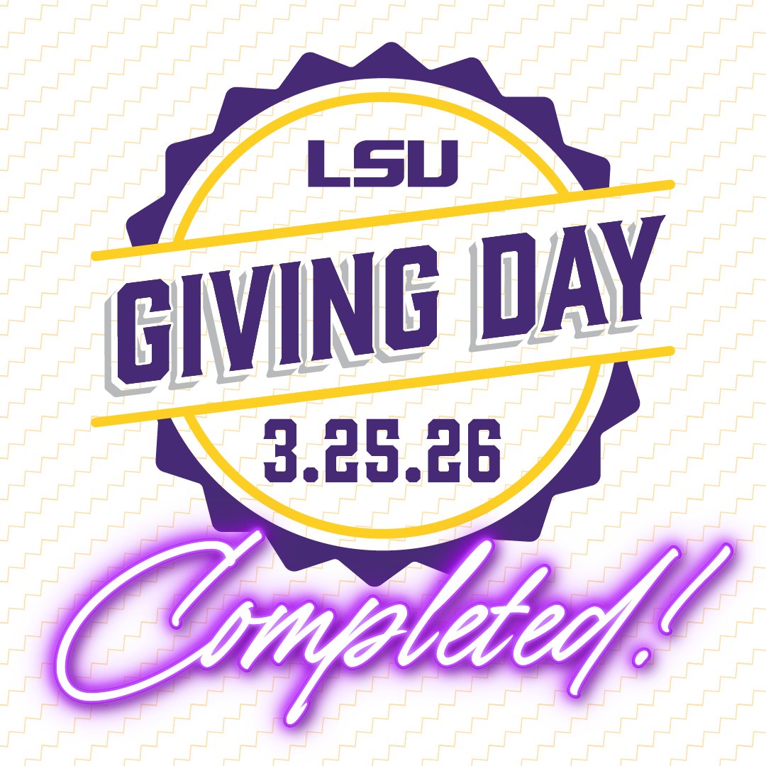 LSU Foundation tweet media